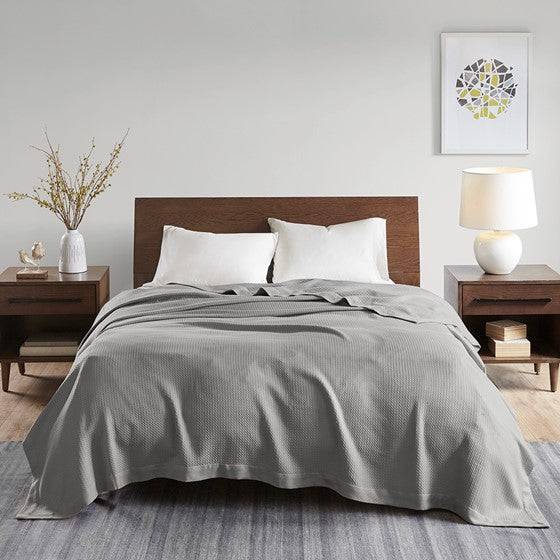 "100% Certified Egyptian Cotton Blanket - Twin, Queen & King Sizes - Quahog Bay Bedding"
