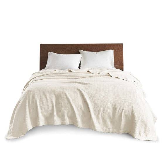 "100% Certified Egyptian Cotton Blanket - Twin, Queen & King Sizes - Quahog Bay Bedding"