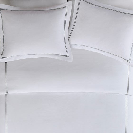 Luxury 500TC Cotton Embroidered Comforter Set 5PC