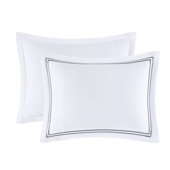 Luxury 500TC Cotton Embroidered Comforter Set 5PC