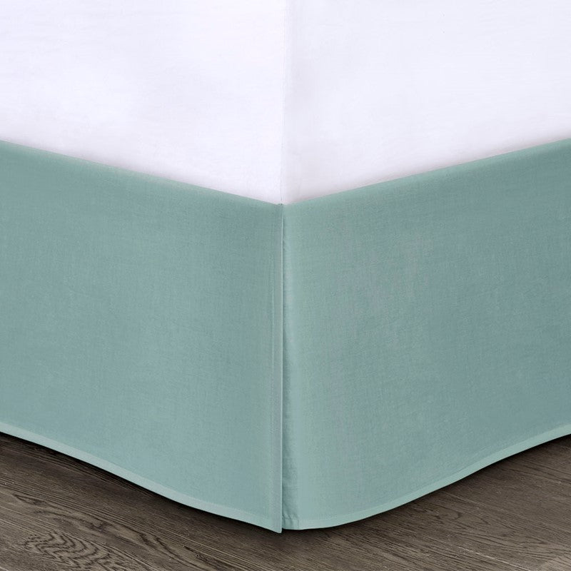 Embroidered Medallion Comforter Set -  Seafoam Medallion Bedding Set - 8PC