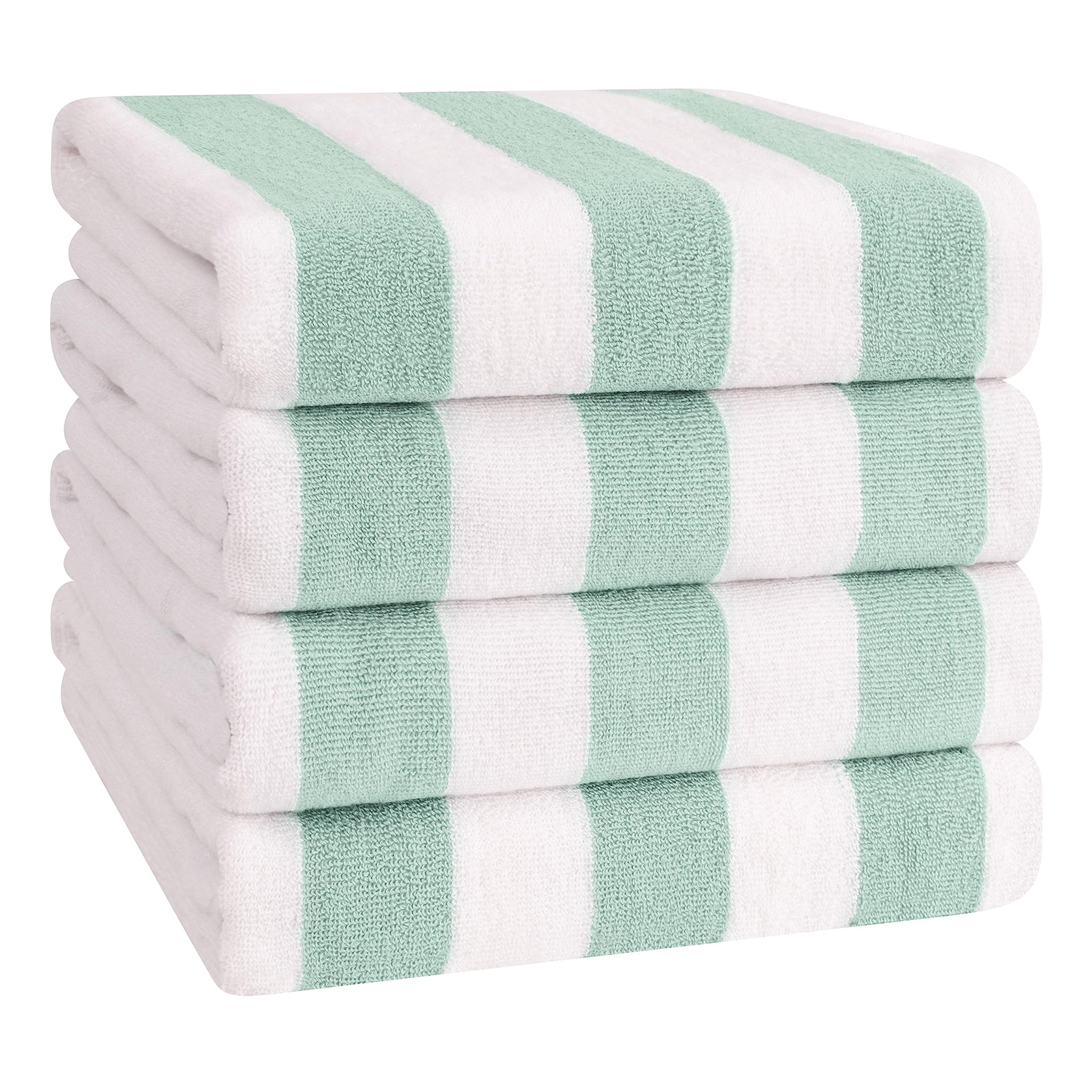 Cabana Striped Cotton Beach Towels 4 Pack