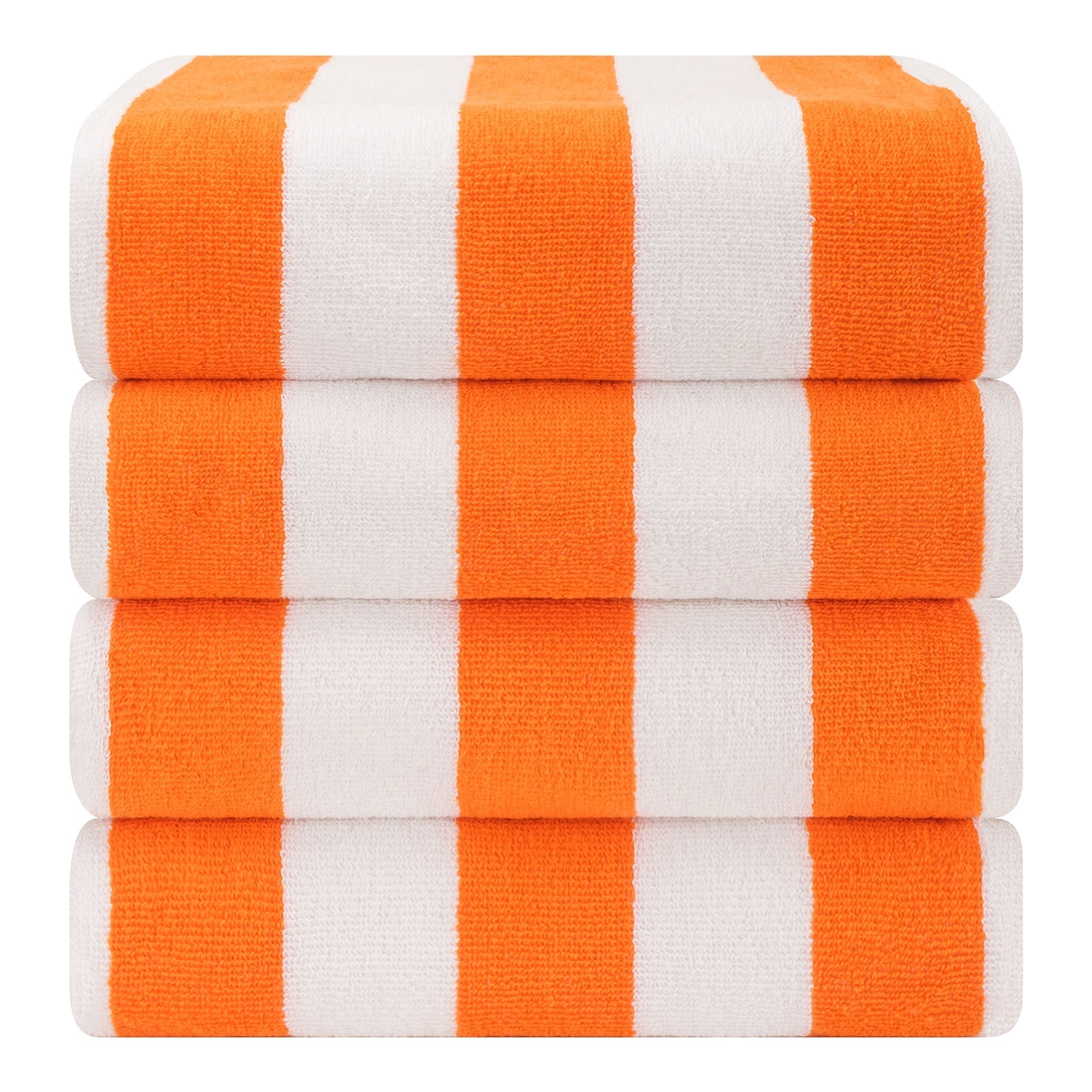 Cabana Striped Cotton Beach Towels 4 Pack