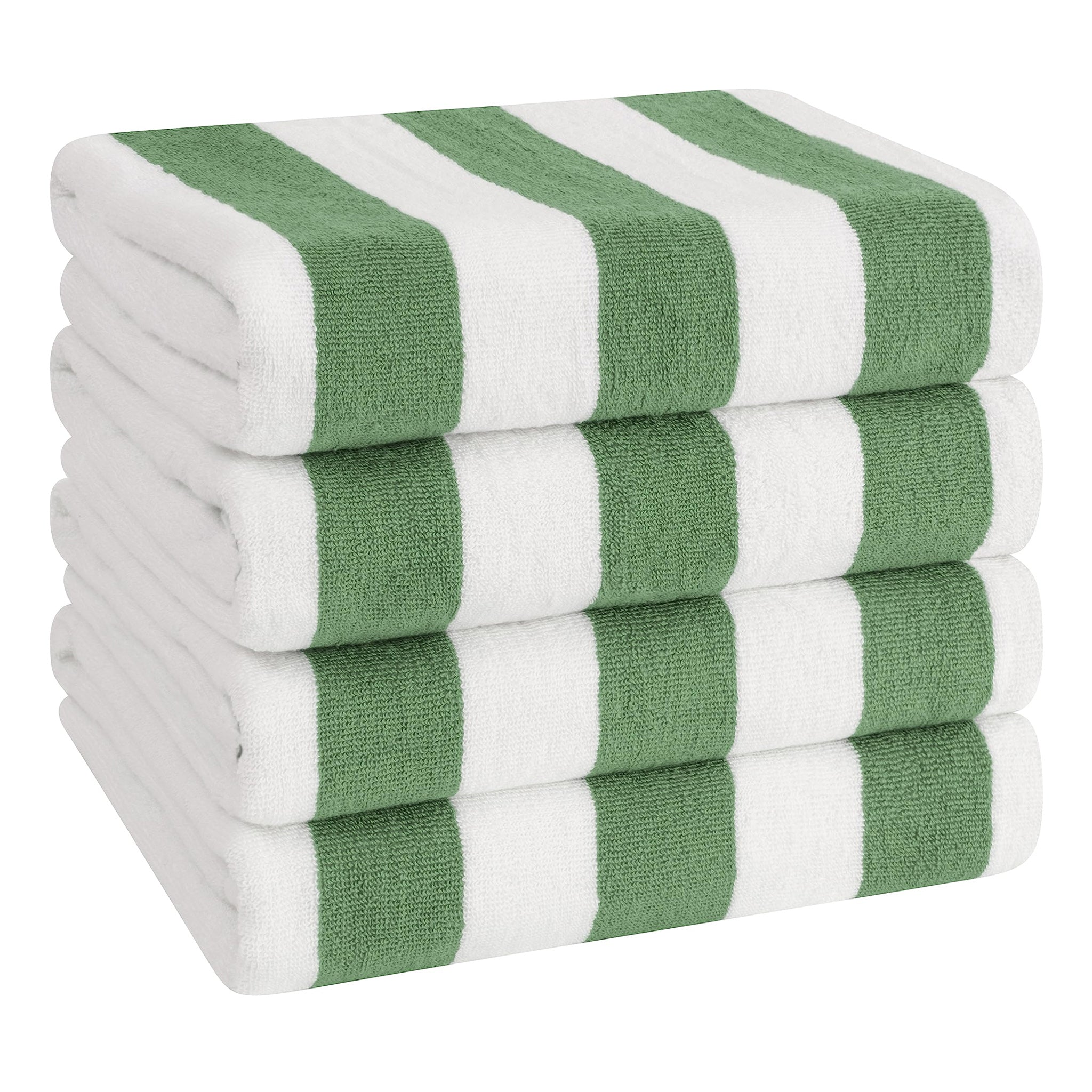Cabana Striped Cotton Beach Towels 4 Pack