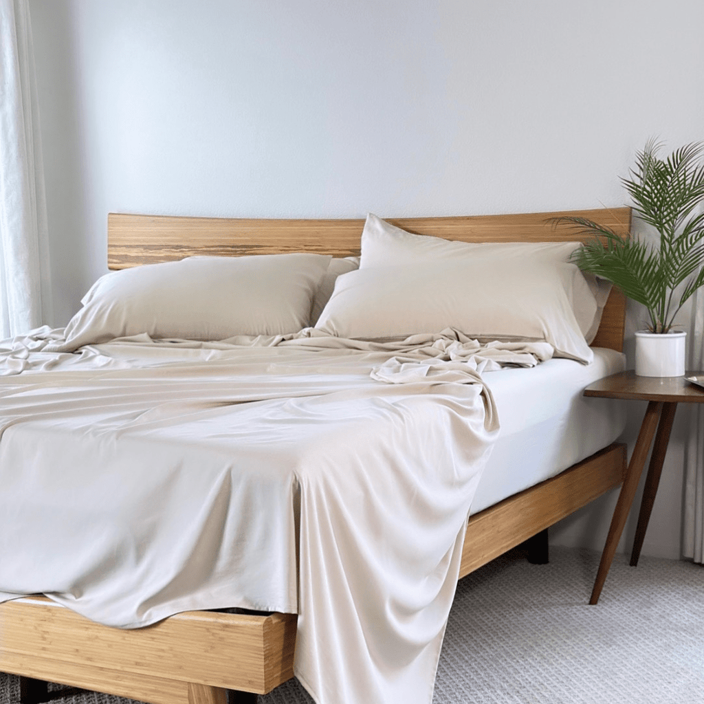 Bamboo Pillowcase Set 330TC Copper Infused