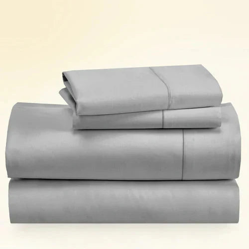 CinchFit American Made Twin Sheet Sets - 400TC Cotton Solid Colors