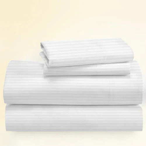 CinchFit American Made Queen Sheet Sets - 400TC Cotton Solid Colors