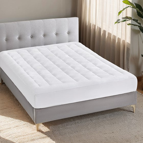 Cloud Soft Overfilled Plush Waterproof Mattress Pad