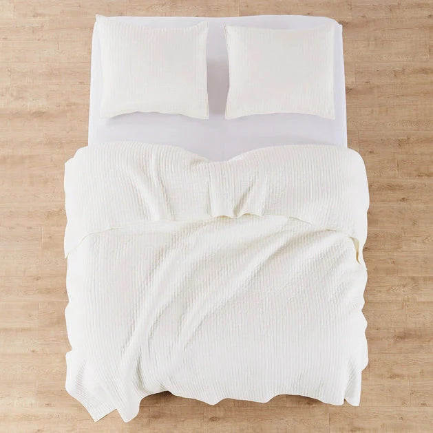 Universal V Berth 100% Cotton Quilt Cover Sets American Made - Cream