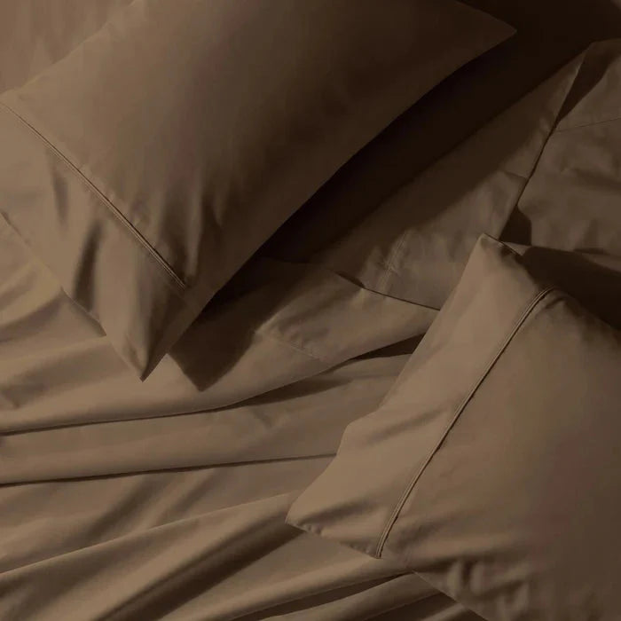 Egyptian Linens 650TC Cotton Blend Split Top Cal King Sheets - Fitted Sheet With Wings