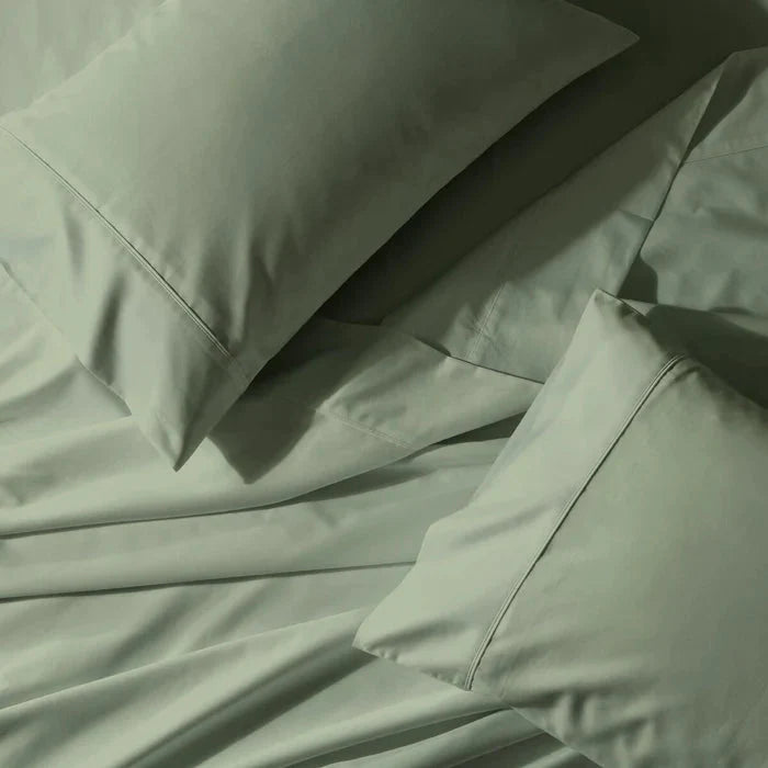 Egyptian Linens 650TC Cotton Blend Split Top Cal King Sheets - Fitted Sheet With Wings