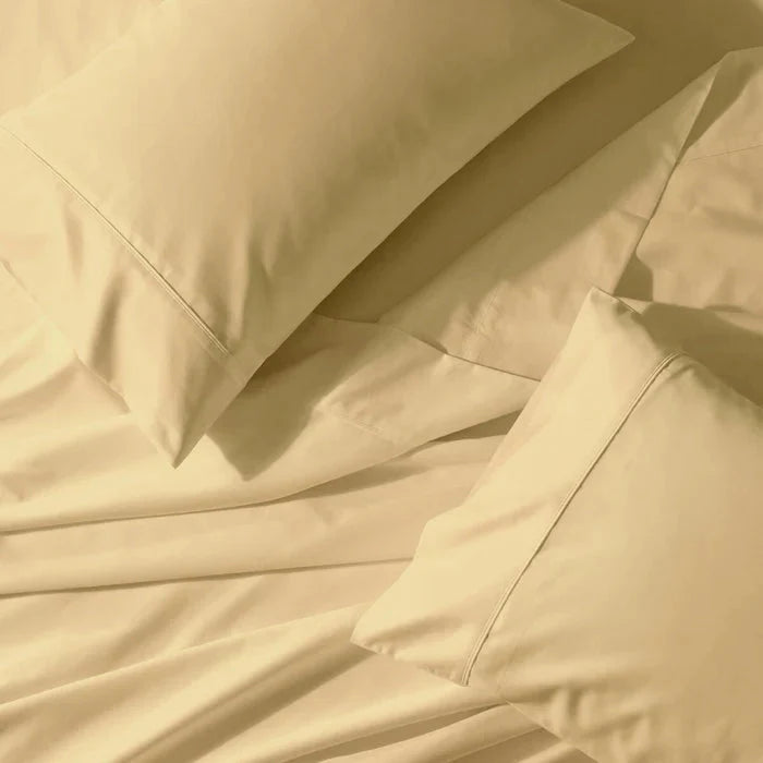 Egyptian Linens 650TC Cotton Blend Split Top Cal King Sheets - Fitted Sheet With Wings