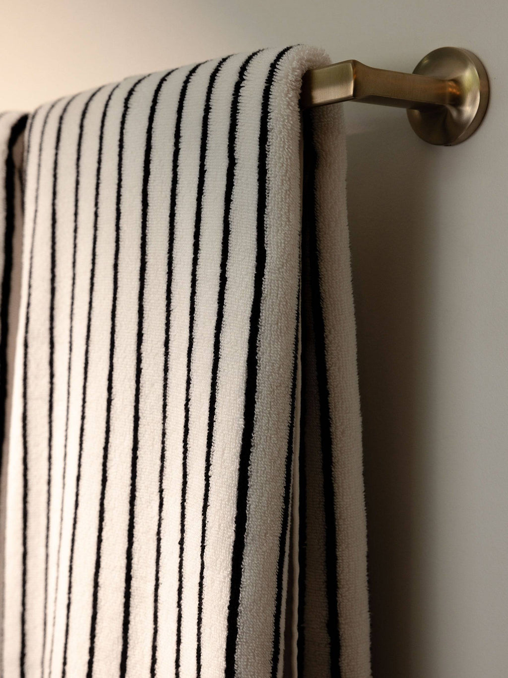 Luxe Striped Bamboo Bath Towels