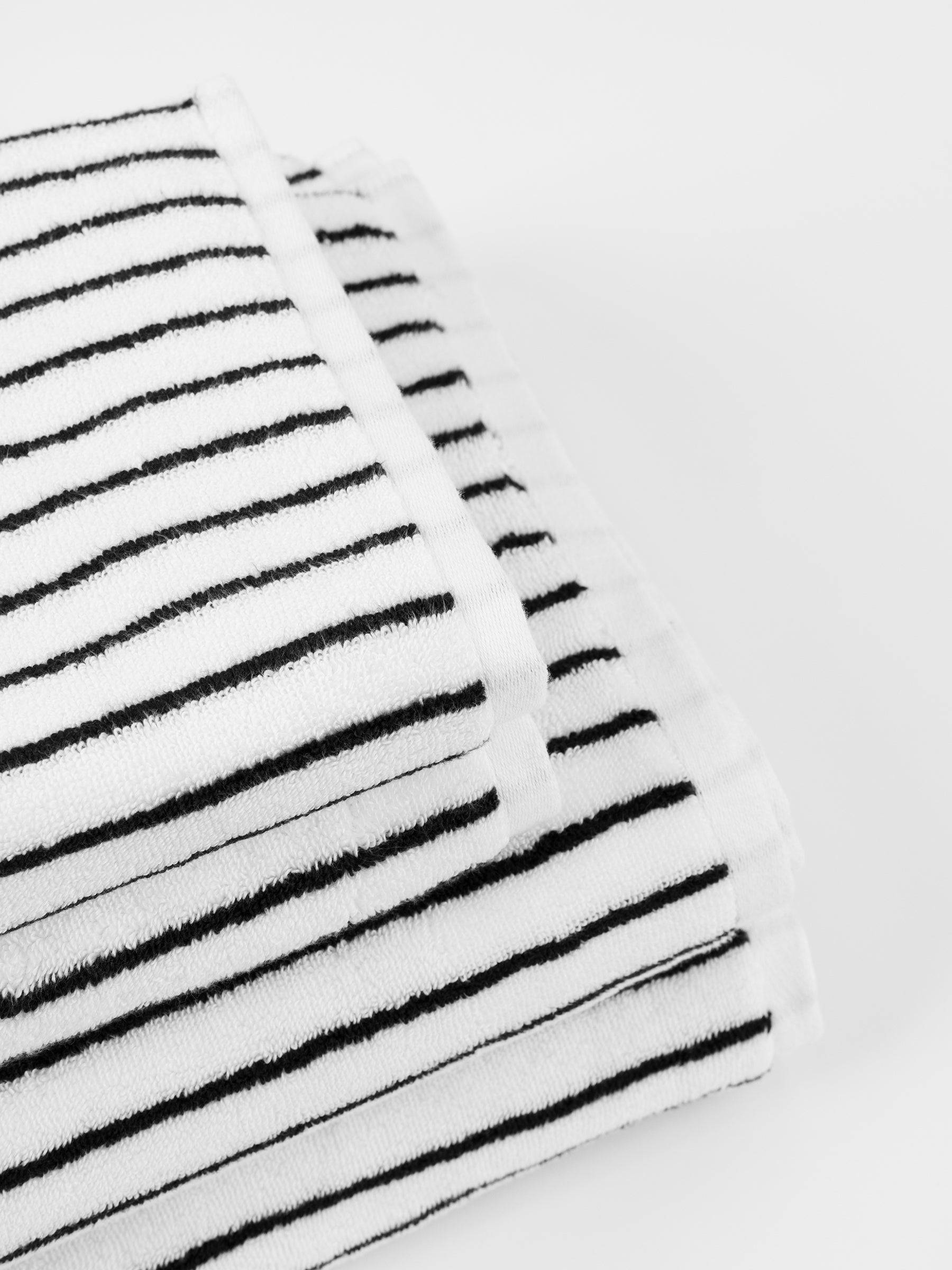 Luxe Striped Bamboo Bath Towels