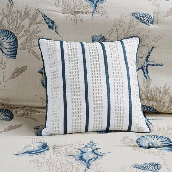 Bayside Nautical Comforter Set Cotton 7PC