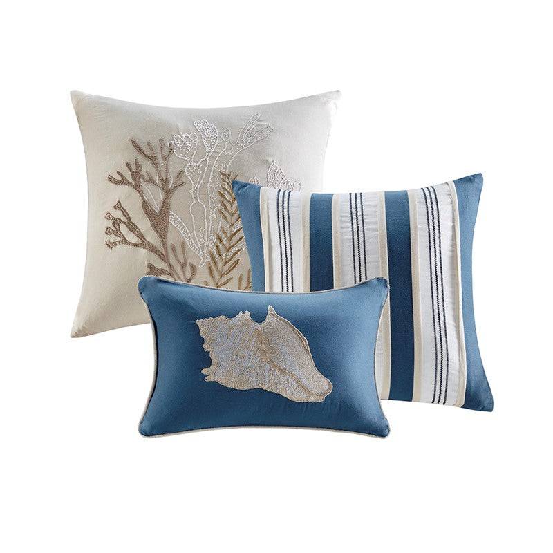 Madison Park Cape Cod 7PC Sateen Comforter Set - Nautical Bedding Sets