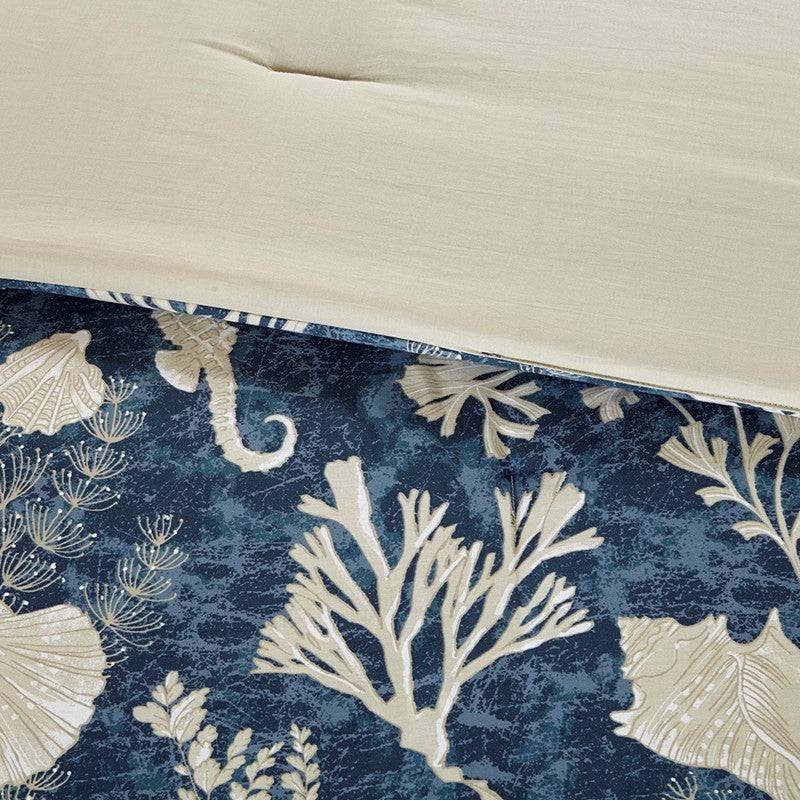 Madison Park Cape Cod 7PC Sateen Comforter Set - Nautical Bedding Sets