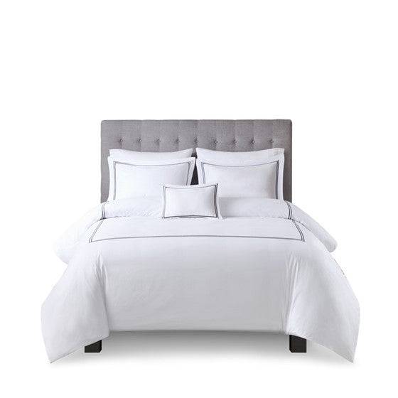 Luxury 500TC Cotton Embroidered Comforter Set 5PC