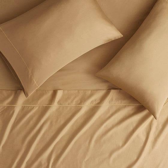 Madison Park Luxury 600TC 100% Pima Cotton Sheet Set With Beautiful Hem Stitching