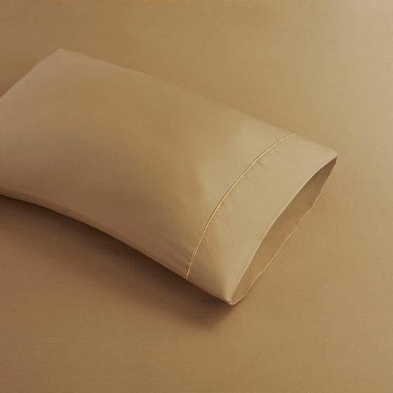 Madison Park Luxury 600TC 100% Pima Cotton Sheet Set With Beautiful Hem Stitching