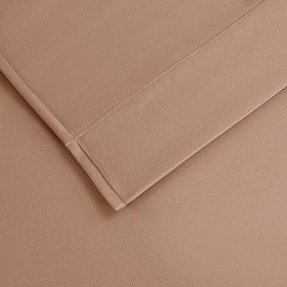 Madison Park Luxury 600TC 100% Pima Cotton Sheet Set With Beautiful Hem Stitching