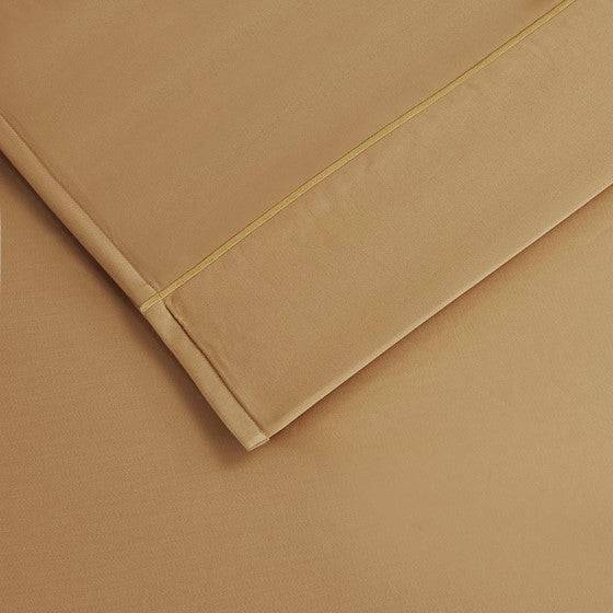 Madison Park Luxury 600TC 100% Pima Cotton Sheet Set With Beautiful Hem Stitching
