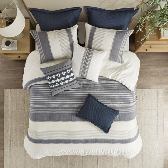 Murphy Oversized Cotton Jacquard 8PC Comforter Set