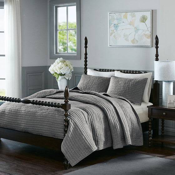 Serene Thick & Warm All Cotton Quilt Set With Cotton Fill