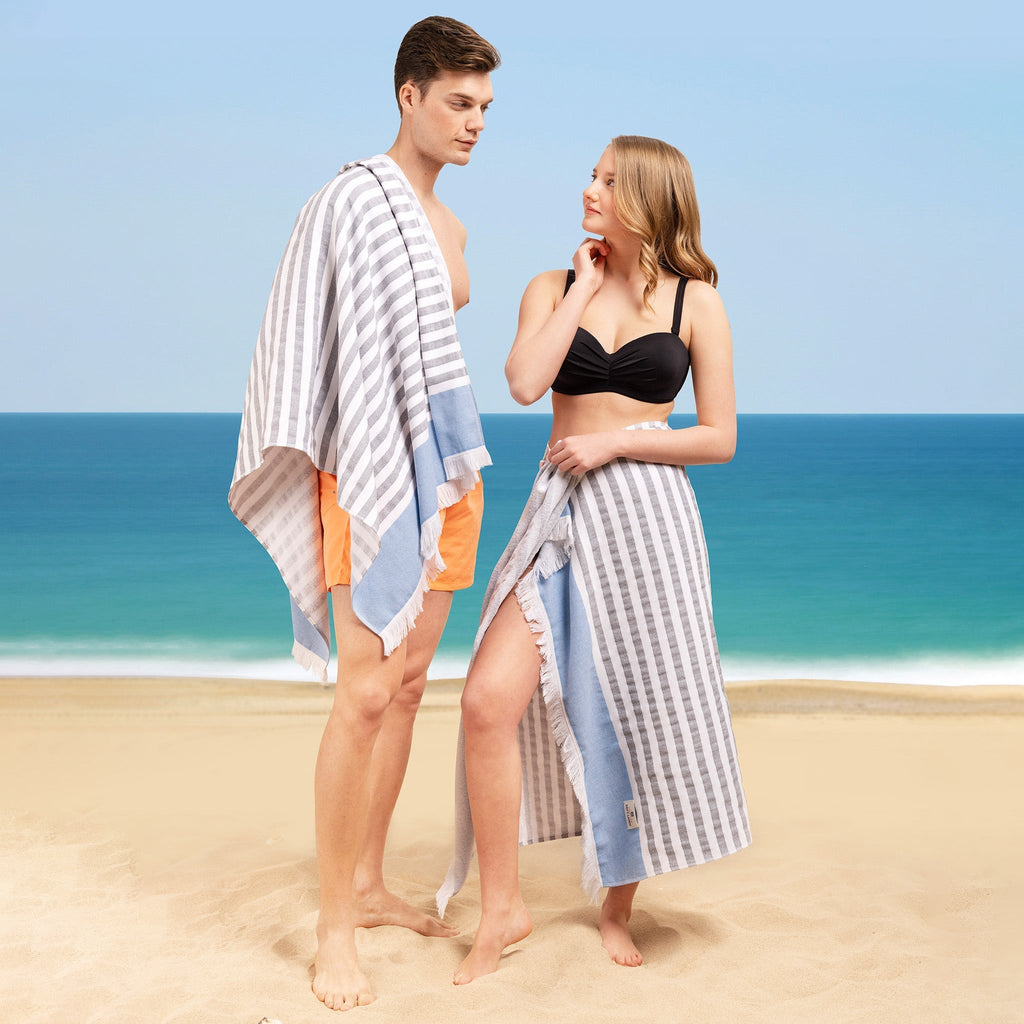 Mediterranean 100% Cotton Turkish Bath Towels