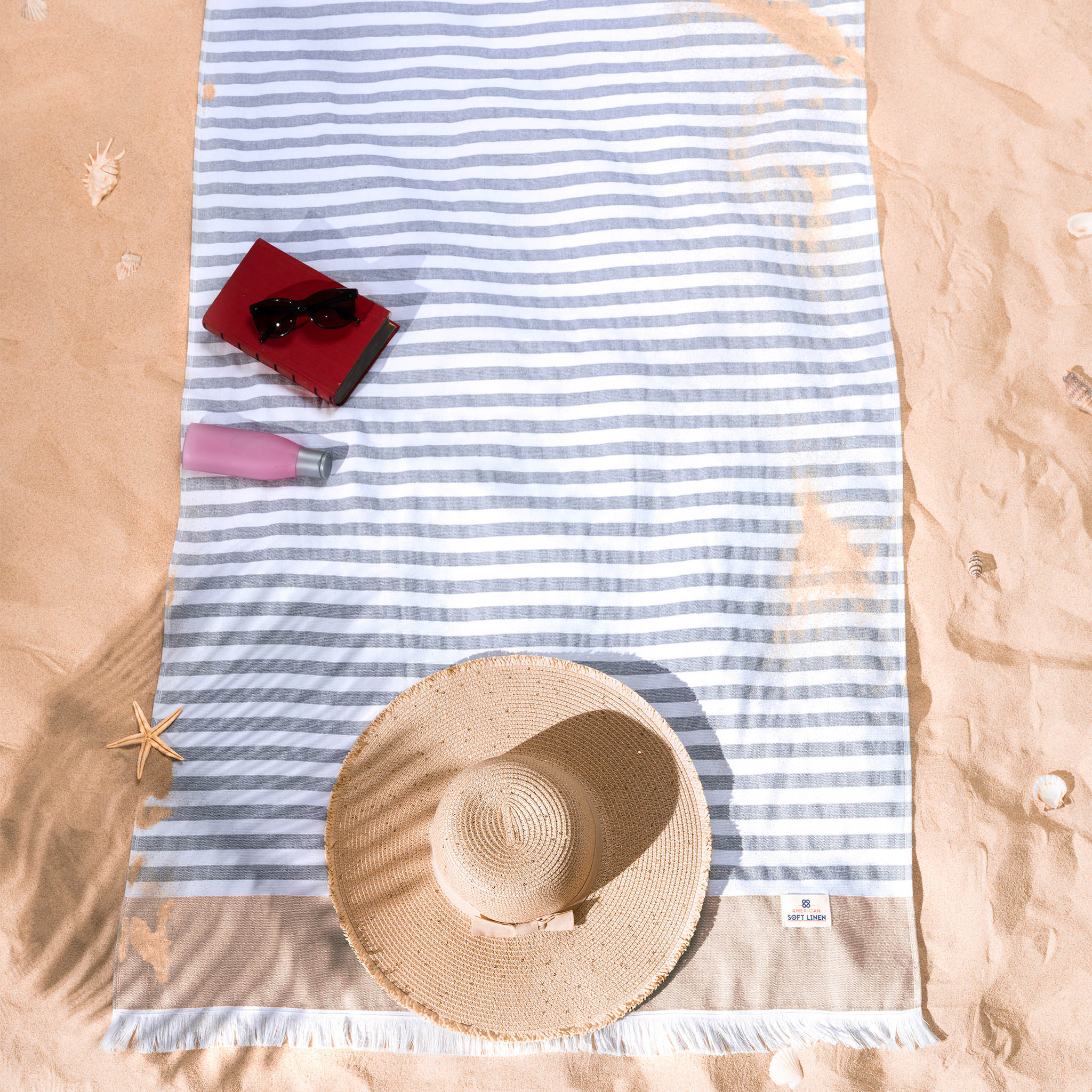 Mediterranean 100% Cotton Turkish Bath Towels