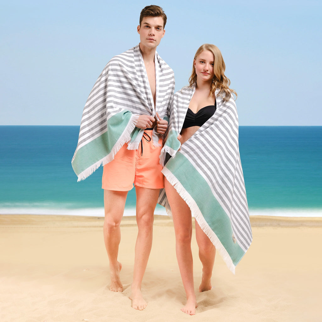 Mediterranean 100% Cotton Turkish Bath Towels