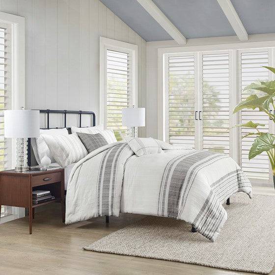 Morgan 5 Piece Cotton Jacquard Duvet Set