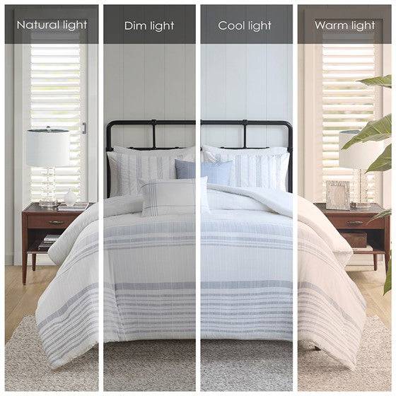 Morgan 5 Piece Cotton Jacquard Duvet Set