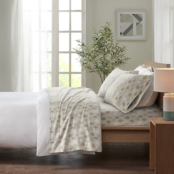 Ultra Soft Split King 5PC Flannel 100% Cotton Flannel Sheets