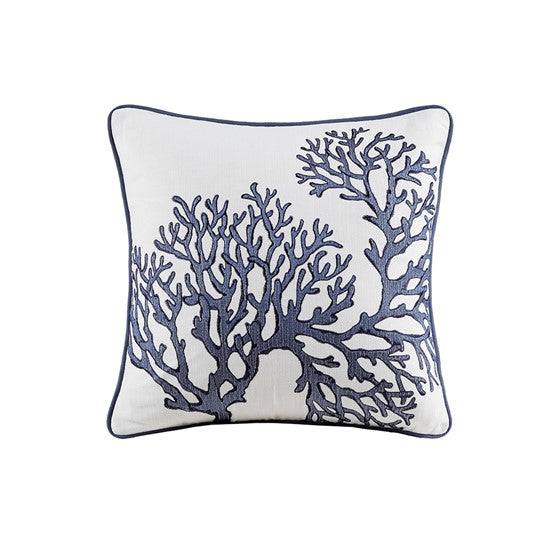 Nautical 9PC Bedding Ensemble Queen Navy Blue Hues