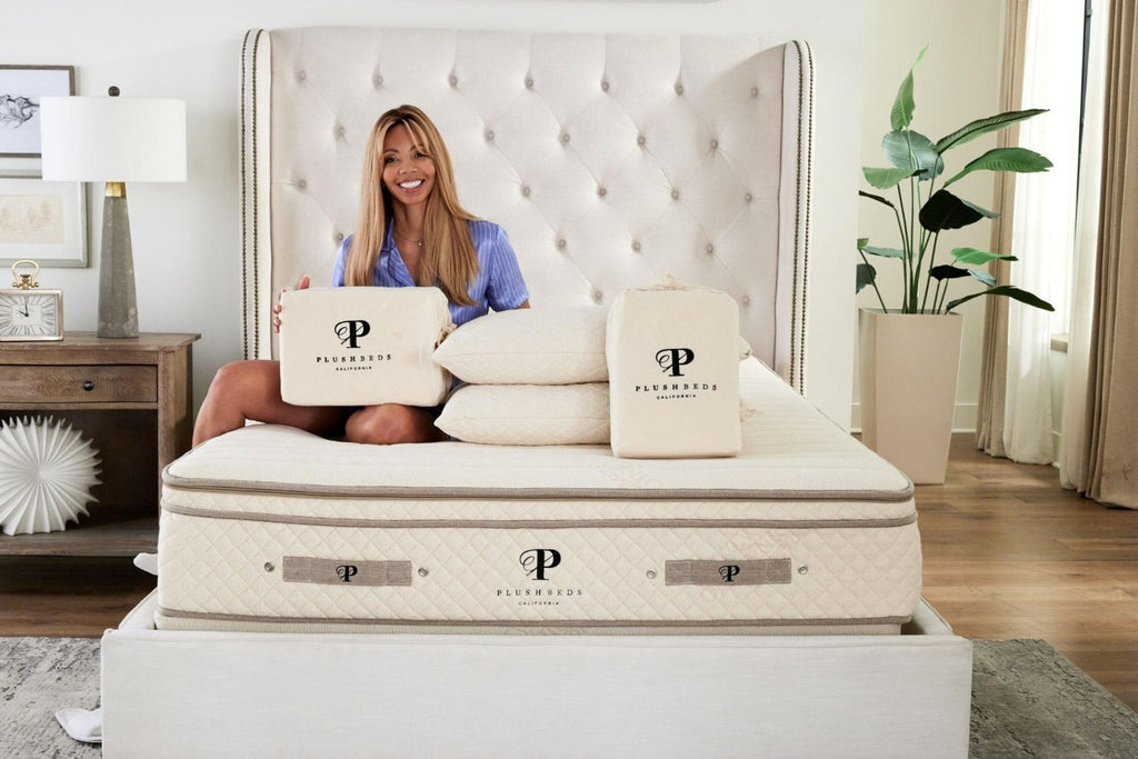 Organic Latex Mattress - The Botanical Bliss - American Made - Made in the USA Mattresses - Quahog Bay Bedding