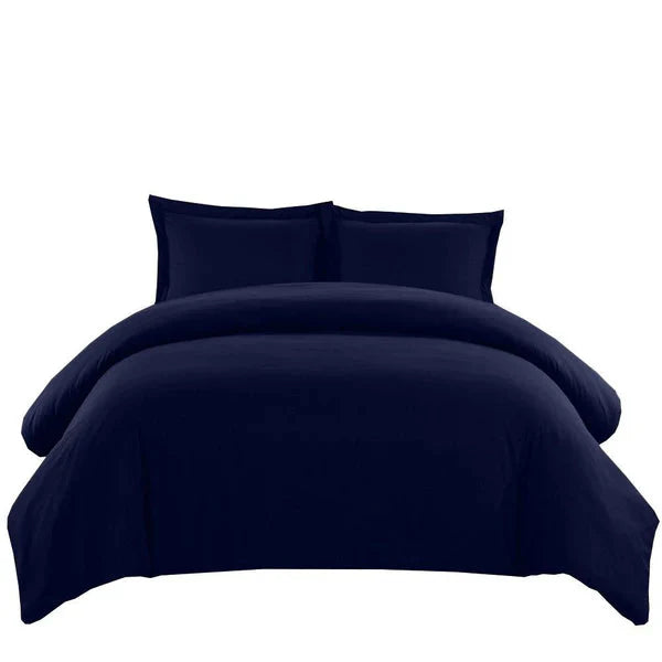 SALE! Universal V Berth 100% Cotton 600TC Duvet Cover Set Navy - Quahog Bay Bedding