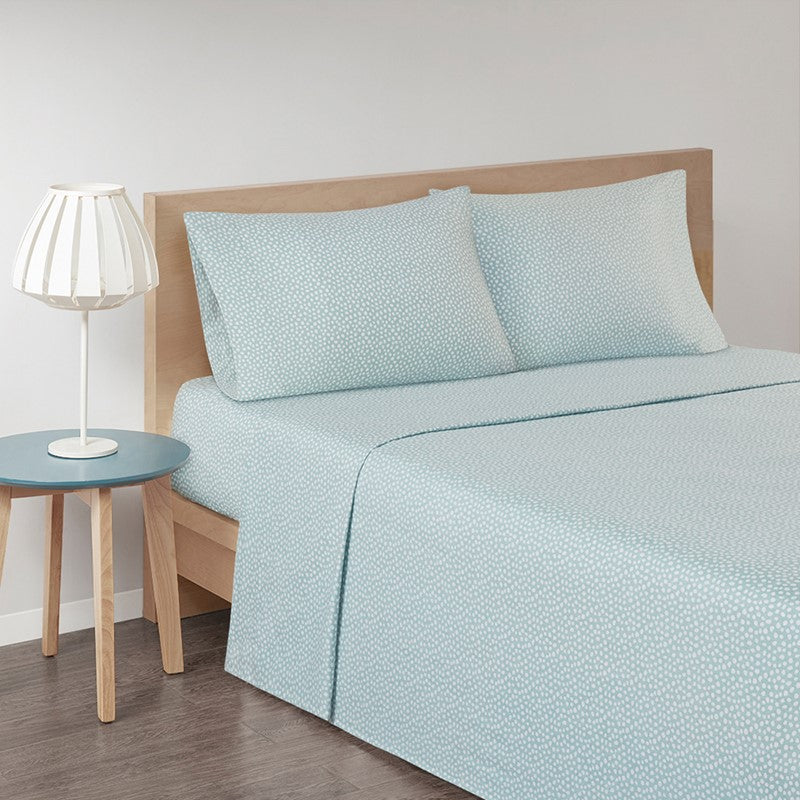 Sleep Philosophy Ultra Soft Flannel 100% Cotton Flannel Sheet Set Solid & Printed Sets - Quahog Bay Bedding