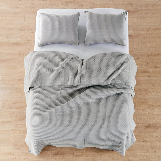 Universal V Berth 100% Cotton Quilt Cover Sets American Made - Light Grey