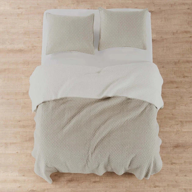 Universal V Berth 100% Cotton Quilt Cover Sets American Made - Taupe