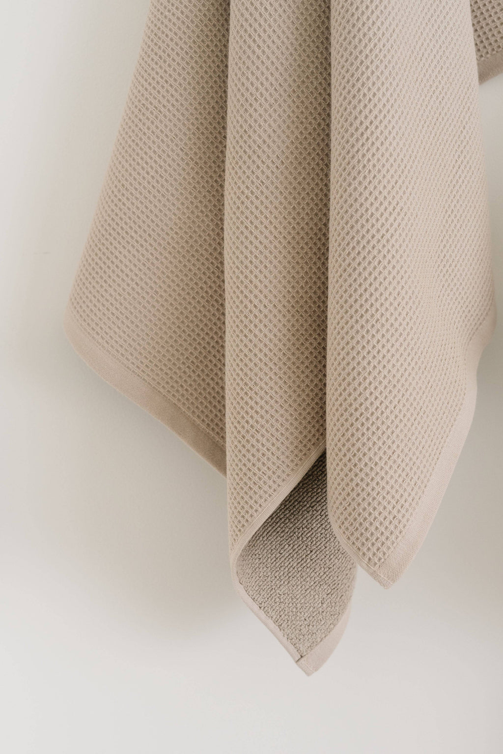 Waffle Bath Towel Set Bamboo Cotton Blend