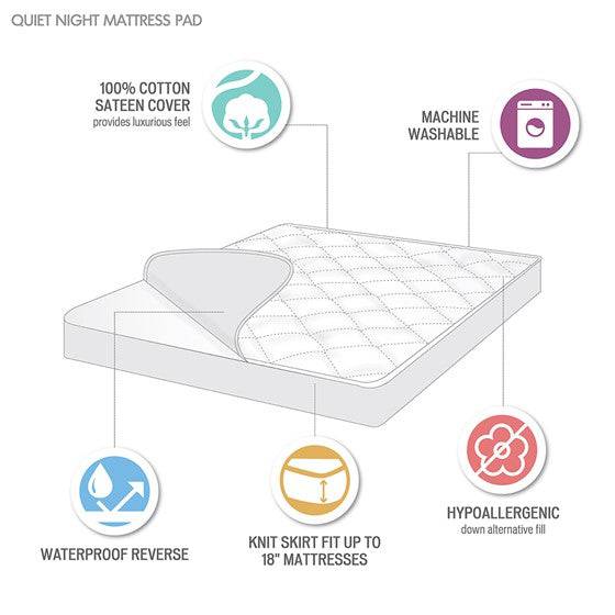 Waterproof Mattress Pad 300TC by Madison Park