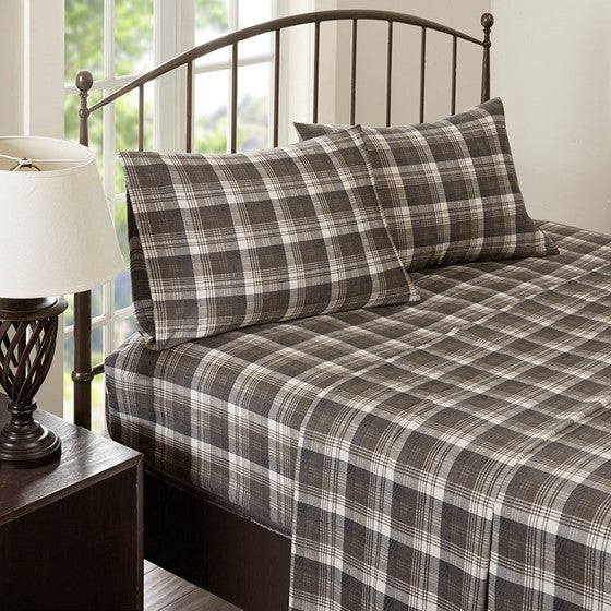 Woolrich 100% Cotton Printed Flannel Sheet Set - Quahog Bay Bedding