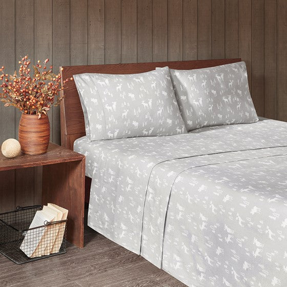 Woolrich 100% Cotton Printed Flannel Sheet Set - Quahog Bay Bedding