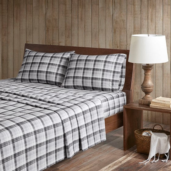 Woolrich 100% Cotton Printed Flannel Sheet Set - Quahog Bay Bedding