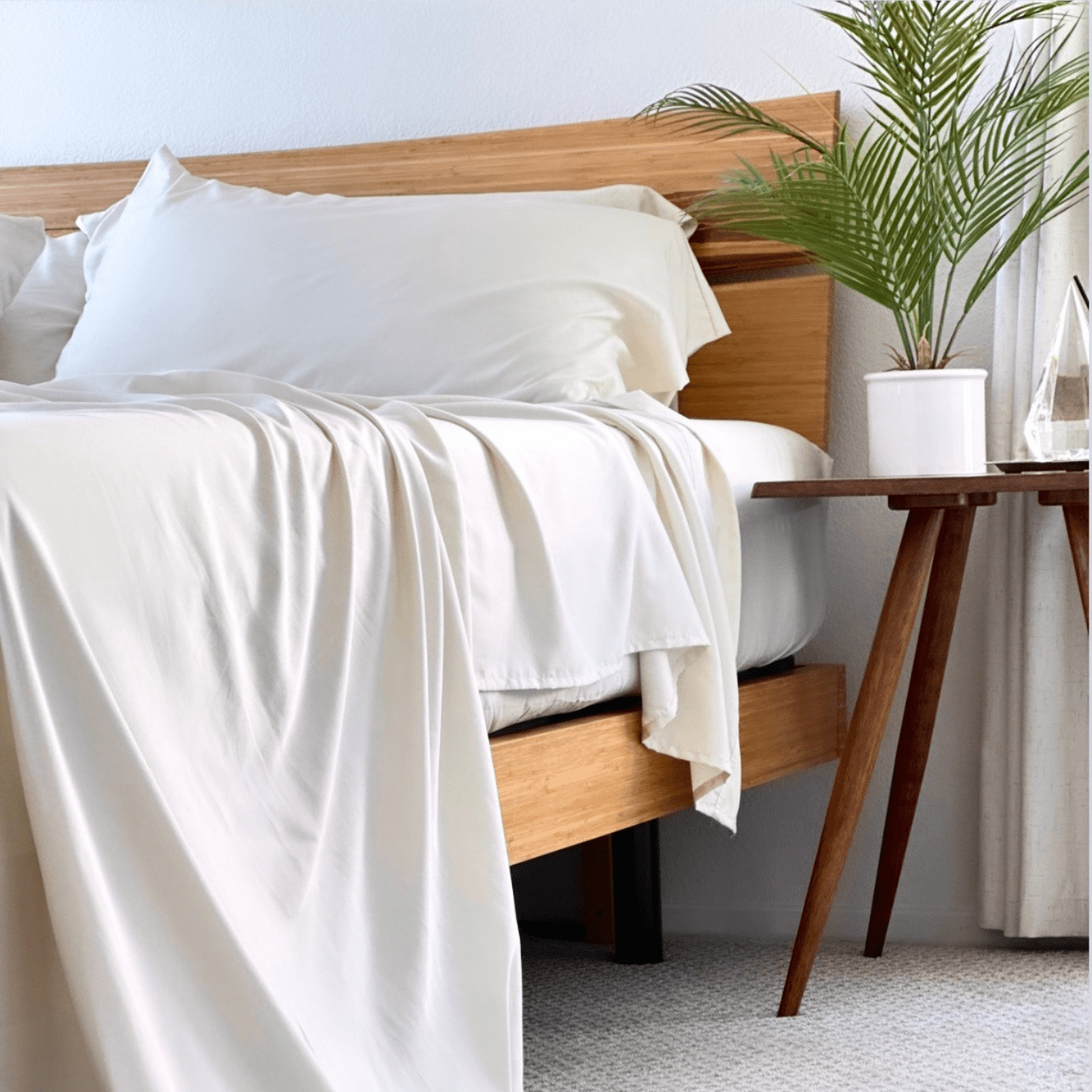 Bamboo Pillowcase Set 330TC Copper Infused