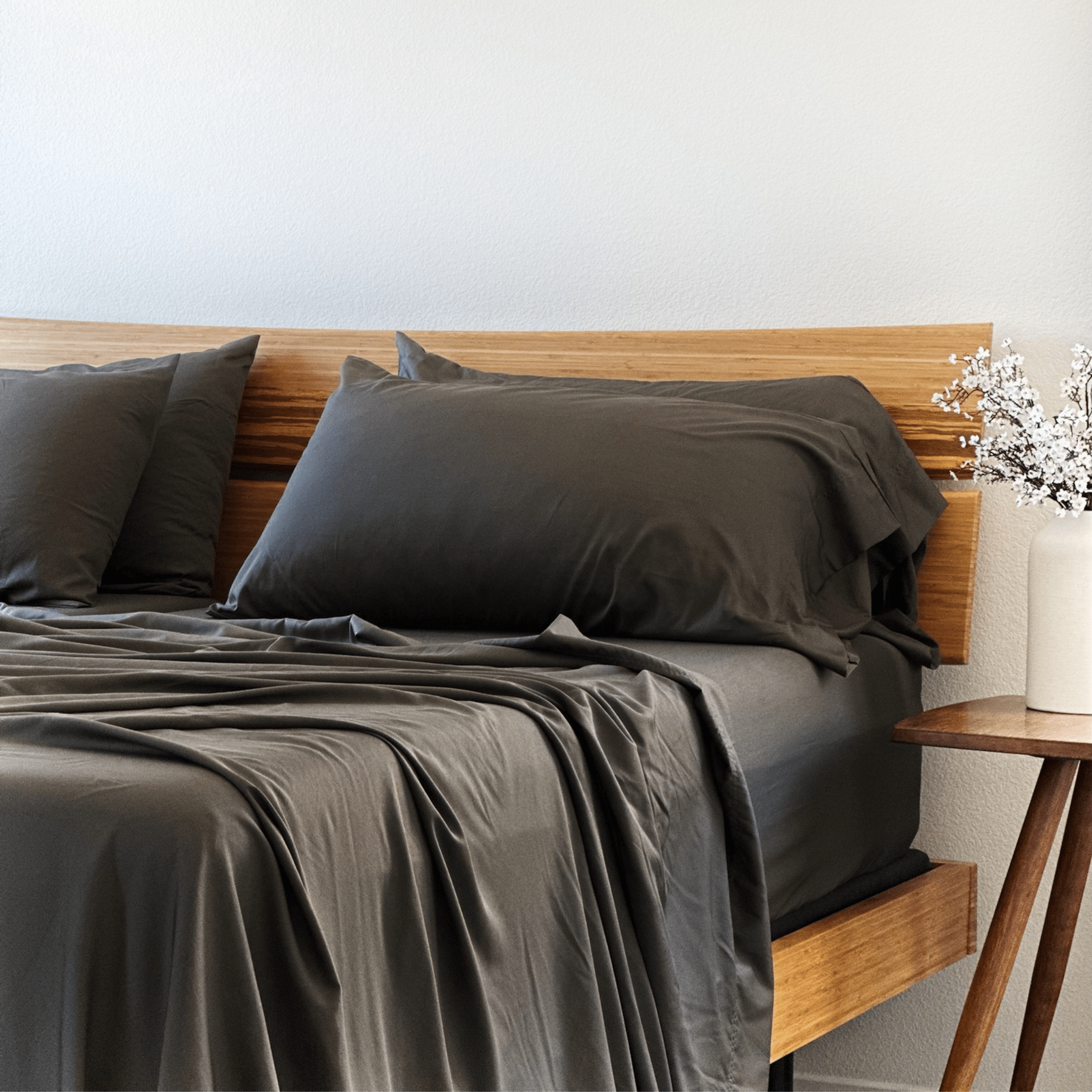 Bamboo Pillowcase Set 330TC Copper Infused