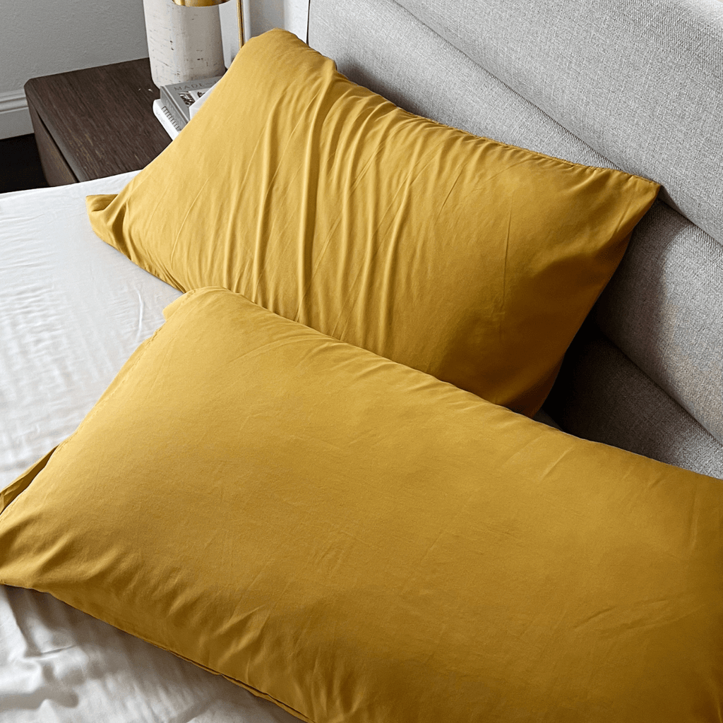 Bamboo Pillowcase Set 330TC Copper Infused