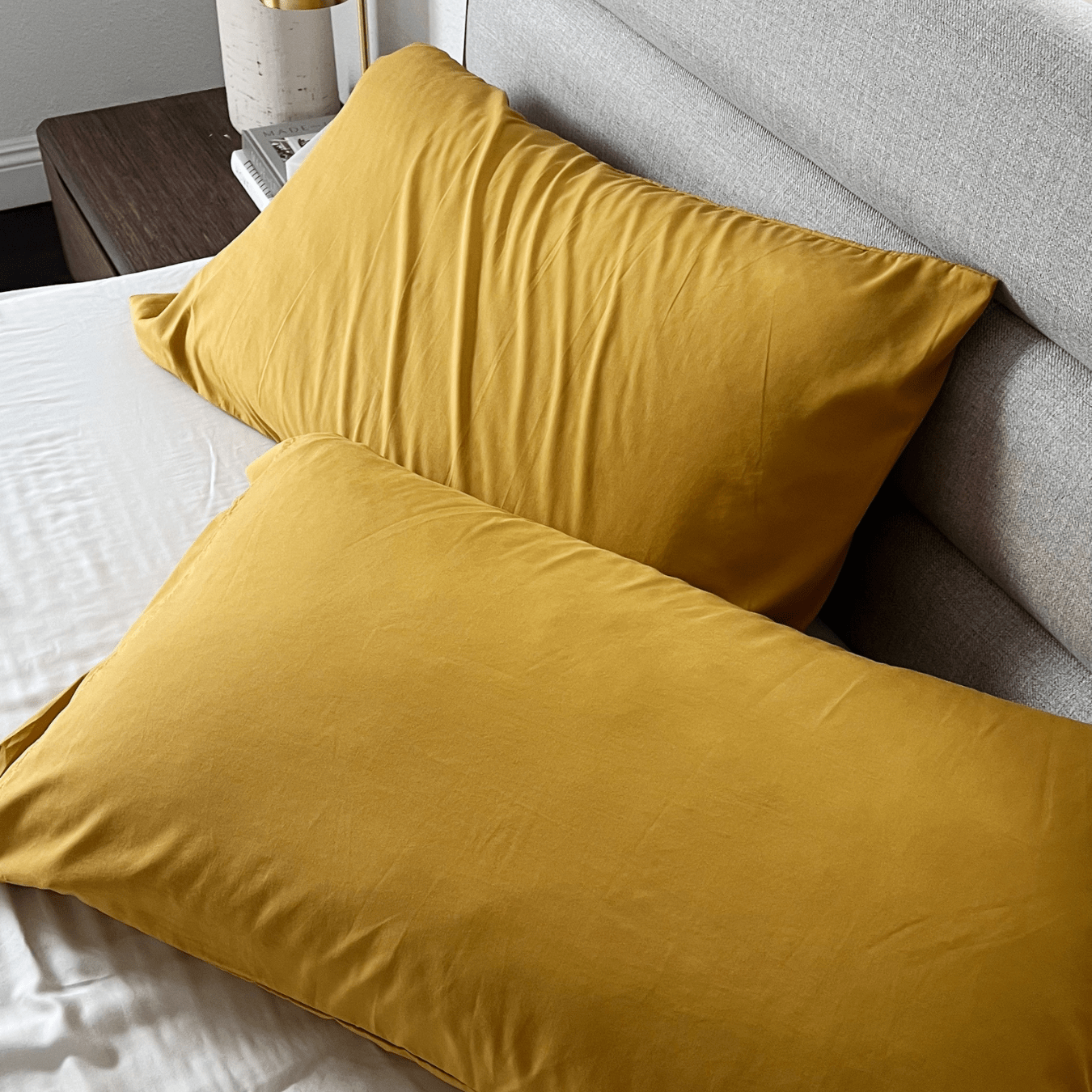 Bamboo Pillowcase Set 330TC Copper Infused