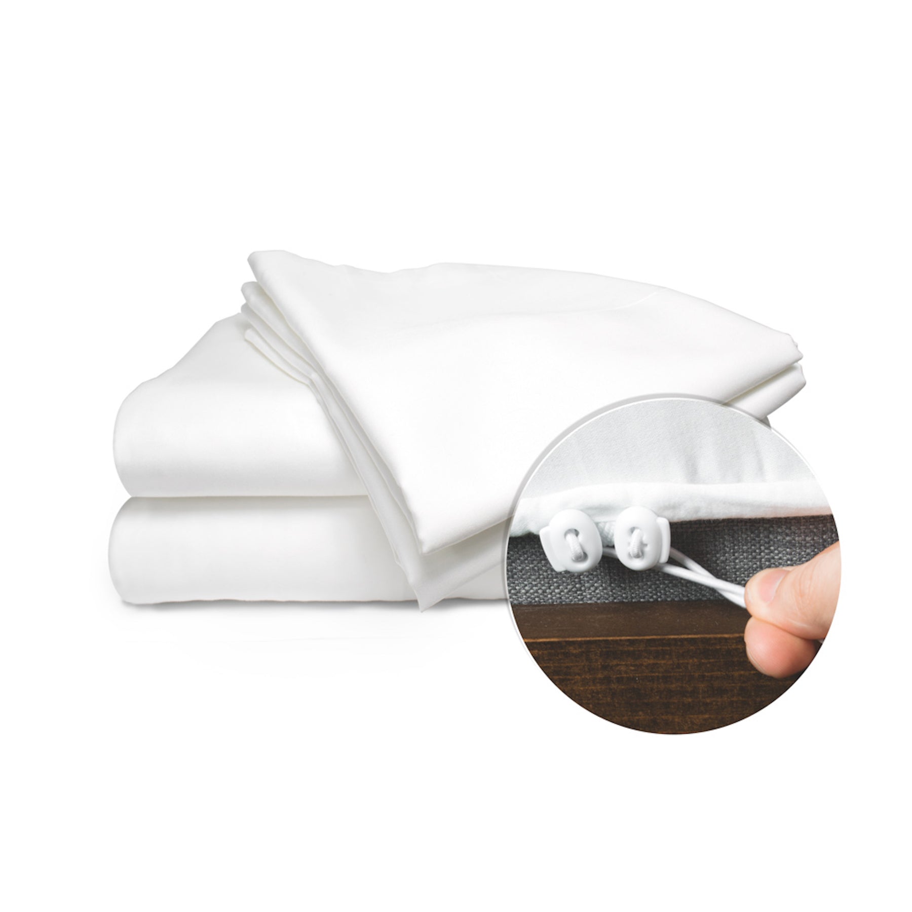 "CinchFit American Made Boat Sheets, RV Sheets, Dorm Sheets 600TC Cotton"
